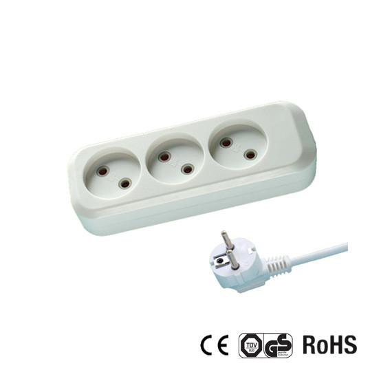 Holand and Turkey Type 1.5m extension socket with Euro Plug