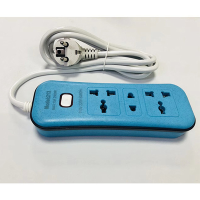 3 outlet Universal Type Extension Socket With On/Off Switch, USB