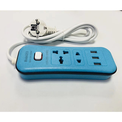 3 outlet Universal Type Extension Socket With On/Off Switch, USB