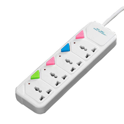 Multi outlet Universal Type Extension Socket With On/Off Switch