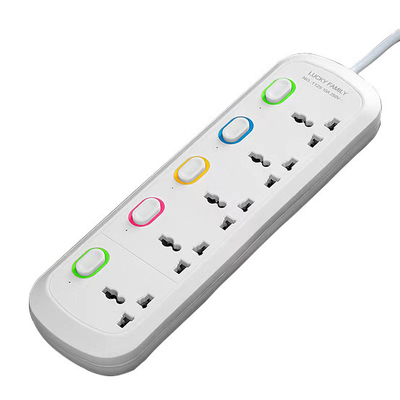 Multi outlet Universal Type Extension Socket With On/Off Switch