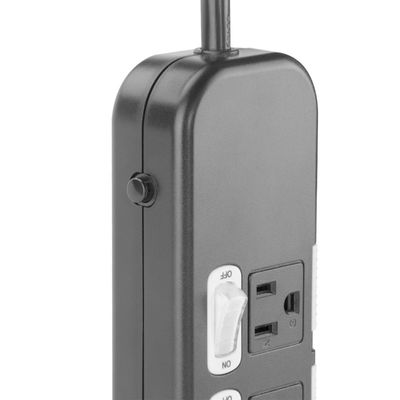4 outlet Power Socket 1.5m Cord with on/off Switches, Surge Protector