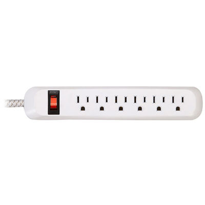 6 outlet Power Socket 1.5FT Cord, Surge Protector
