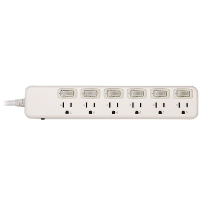 5 outlet Power Socket 1.5FT Cord, Surge Protector