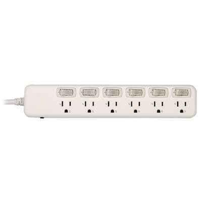 5 outlet Power Socket 1.5FT Cord, Surge Protector