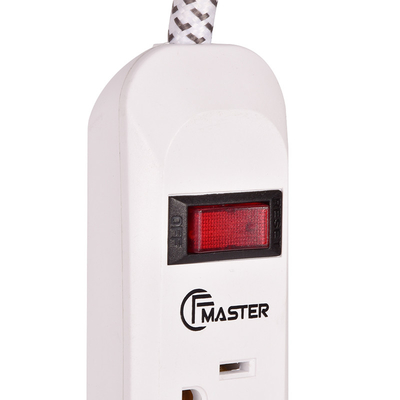 6 outlet Power Socket 1.5FT Cord, Surge Protector, On/Off Switch