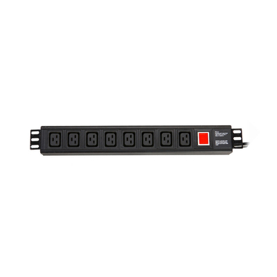 8 Way UK Type PDU Extension Socket With On/Off Switch, Surge