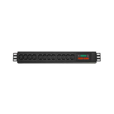 12 Way UK Type PDU Extension Socket With On/Off Switch, Timer