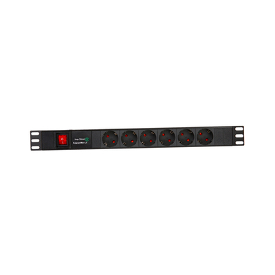 8 Way Germany Type PDU Extension Socket With On/Off Switch