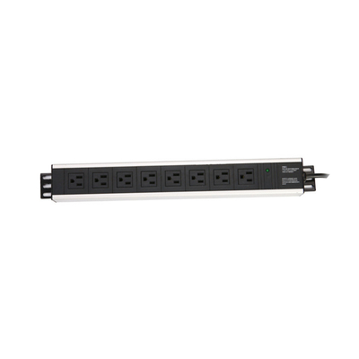 8 Way American Type PDU Extension Socket With On/Off Switch
