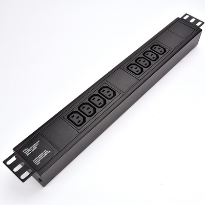8 Way American Type PDU Extension Socket With On/Off Switch