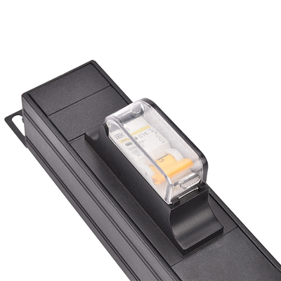 6 Way Germany Type PDU Extension Socket With On/Off Switch, Circuit Breaker
