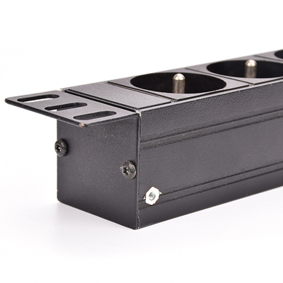 8 Way French Type PDU Extension Socket With On/Off Switch, Overload Protector