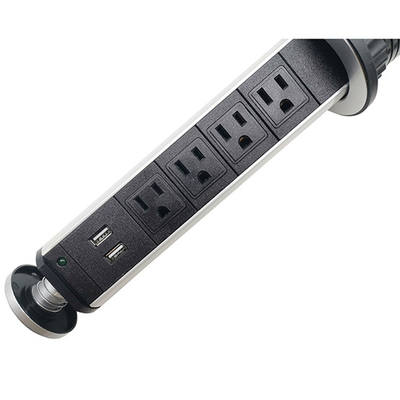 Globalize Type Desktop Clamp Power Strip 1 Way And 2USB CE Passed
