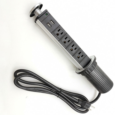 Globalize Type Desktop Clamp Power Strip 1 Way And 2USB CE Passed