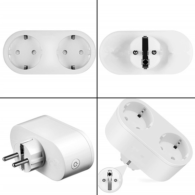 Wireless 1T1R, Smart Socket Power Strip 2 Way And 2USB CE RoHS Passed For iOS Android