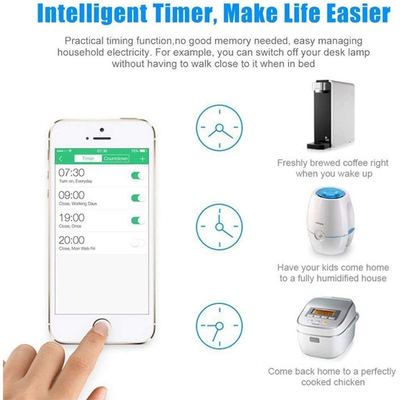 Wireless 1T1R, Smart Socket Power Strip 2 Way And SAA RCM Passed For iOS Android