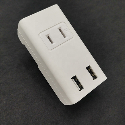 Wall Power Socket with Surge Protector ETL cETL Passed 3 Japanese Outlets 2USB