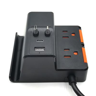 2 outlet Power Socket 1.5FT Cord, USB Surge Protector, Power Charge for Apple Iphone, Ipad, Ibook