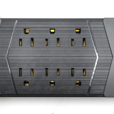 6 outlet Power Socket 1.5FT Cord, 4 USB 2700 Joules Surge Protector