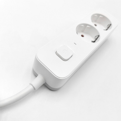 2 outlet Germany Type Extension Socket With On/Off Switch
