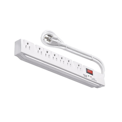 7 outlet Power Strip and Extension Socket With 15A Circuit Breaker Surger Protector