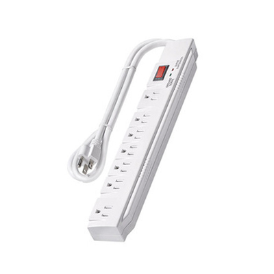 7 outlet Power Strip and Extension Socket With 15A Circuit Breaker Surger Protector