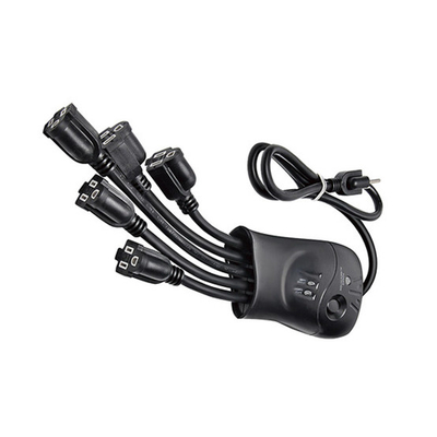 5 outlet Power Strip and Extension Socket With 15A Circuit Breaker Surger Protector