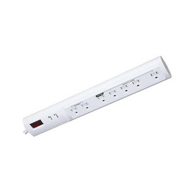 7 outlet Power Strip and Extension Socket With 15A Circuit Breaker Surger Protector
