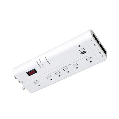 7 outlet Power Strip and Extension Socket With 15A Circuit Breaker Surger Protector