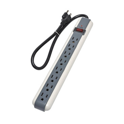 8 outlet Power Strip and Extension Socket With 15A Circuit Breaker Surger Protector