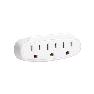 Wall Power Socket And Wall Tap One Input Three Outlet UL cUL passed