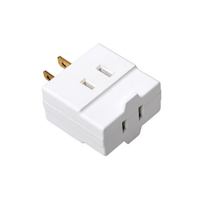 Wall Power Socket And Wall Tap One Input Three Outlet UL cUL passed