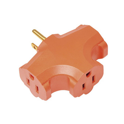 Wall Power Socket And Wall Tap One Input 3 Outlet UL cUL passed