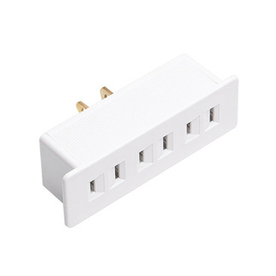 Wall Power Socket And Wall Tap One Input 3 Outlet UL cUL passed