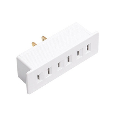 Wall Power Socket And Wall Tap One Input 3 Outlet UL cUL passed