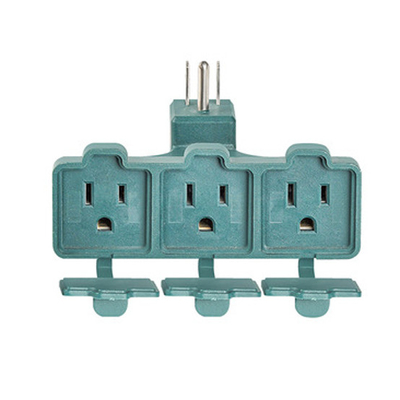 Wall Power Socket And Wall Tap One Input 3 Outlet Indoor/Outdoor Waterproof UL cUL passed