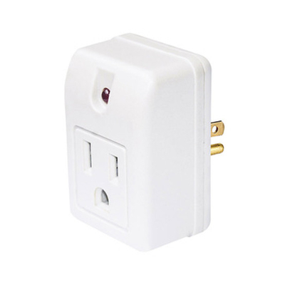 Wall Power Socket And Wall Tap One Input 1 Outlet 90Joules MOV UL cUL passed