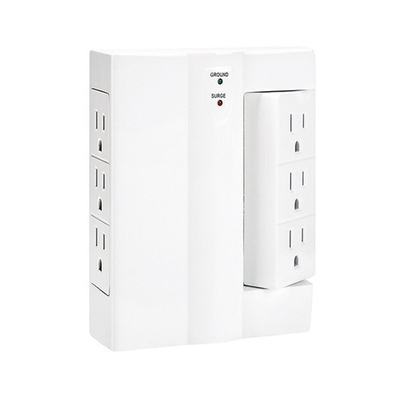 Wall Power Socket And Wall Tap One Input 6/3 Rotable Outlet 2 USB Surge  UL cUL passed