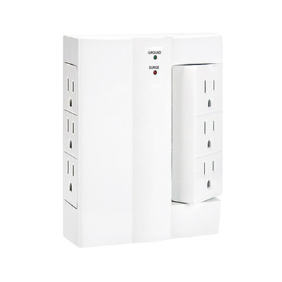 Wall Power Socket And Wall Tap One Input 6/3 Rotable Outlet 2 USB Surge  UL cUL passed
