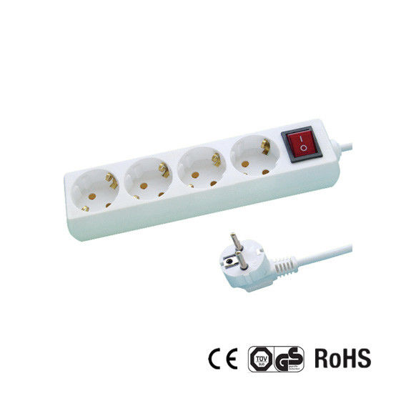Germany Type Extension Socket With 1.5m Wire, With Switch CE/GS Certificate