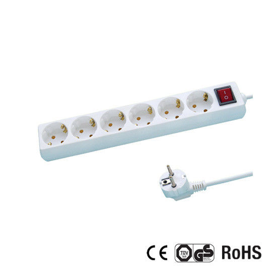 Germany Type Extension Socket With 1.5m Wire, With Switch CE/GS Certificate