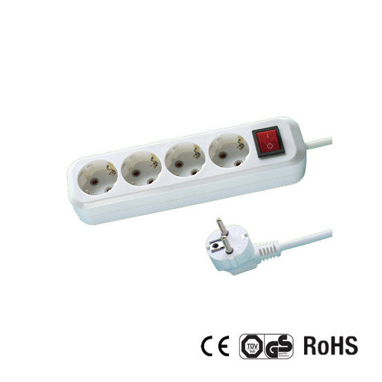 Germany Type Extension Socket With 1.5m Wire, With Switch CE/GS Certificate