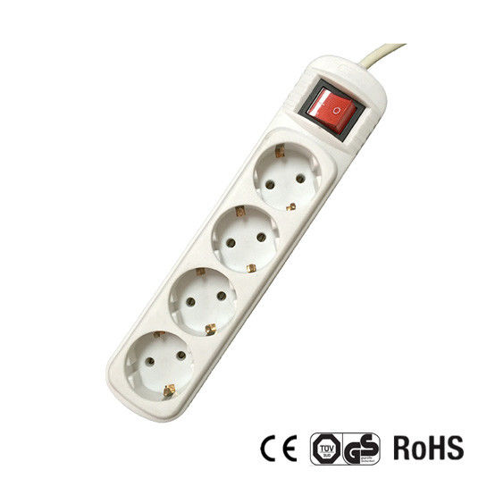 Germany Type Extension Socket With 1.5m Wire, With Switch CE/GS Certificate