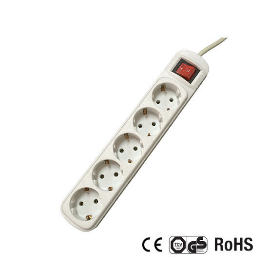 Germany Type Extension Socket With 1.5m Wire, With Switch CE/GS Certificate