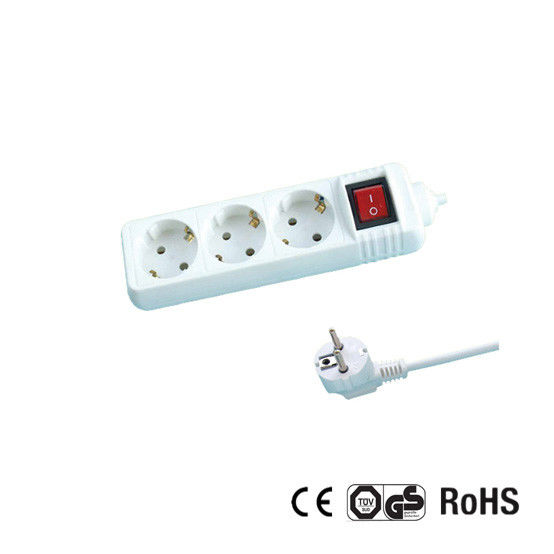 Germany Type Extension Socket With 1.5m Wire, With Switch CE/GS Certificate