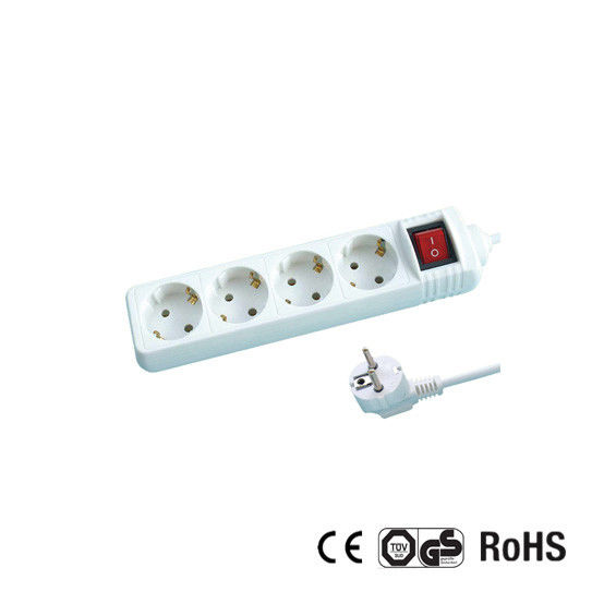 Germany Type Extension Socket With 1.5m Wire, With Switch CE/GS Certificate