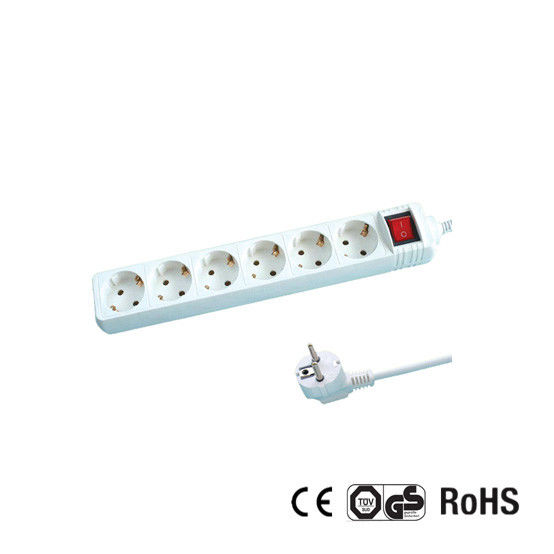 Germany Type Extension Socket With 1.5m Wire, With Switch CE/GS Certificate