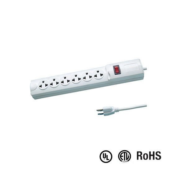 UL and CUL Tested Power Strip 1.5ft 3*14AWG Cord with Switch, Surge Protector