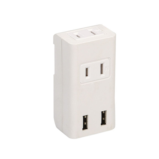 Wall Power Socket with Surge Protector ETL cETL Passed 3 Japanese Outlets 2USB